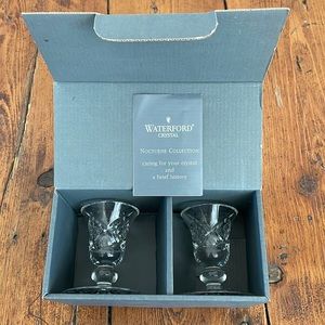 Nocturne Waterford 3” Candlestick, New in Box